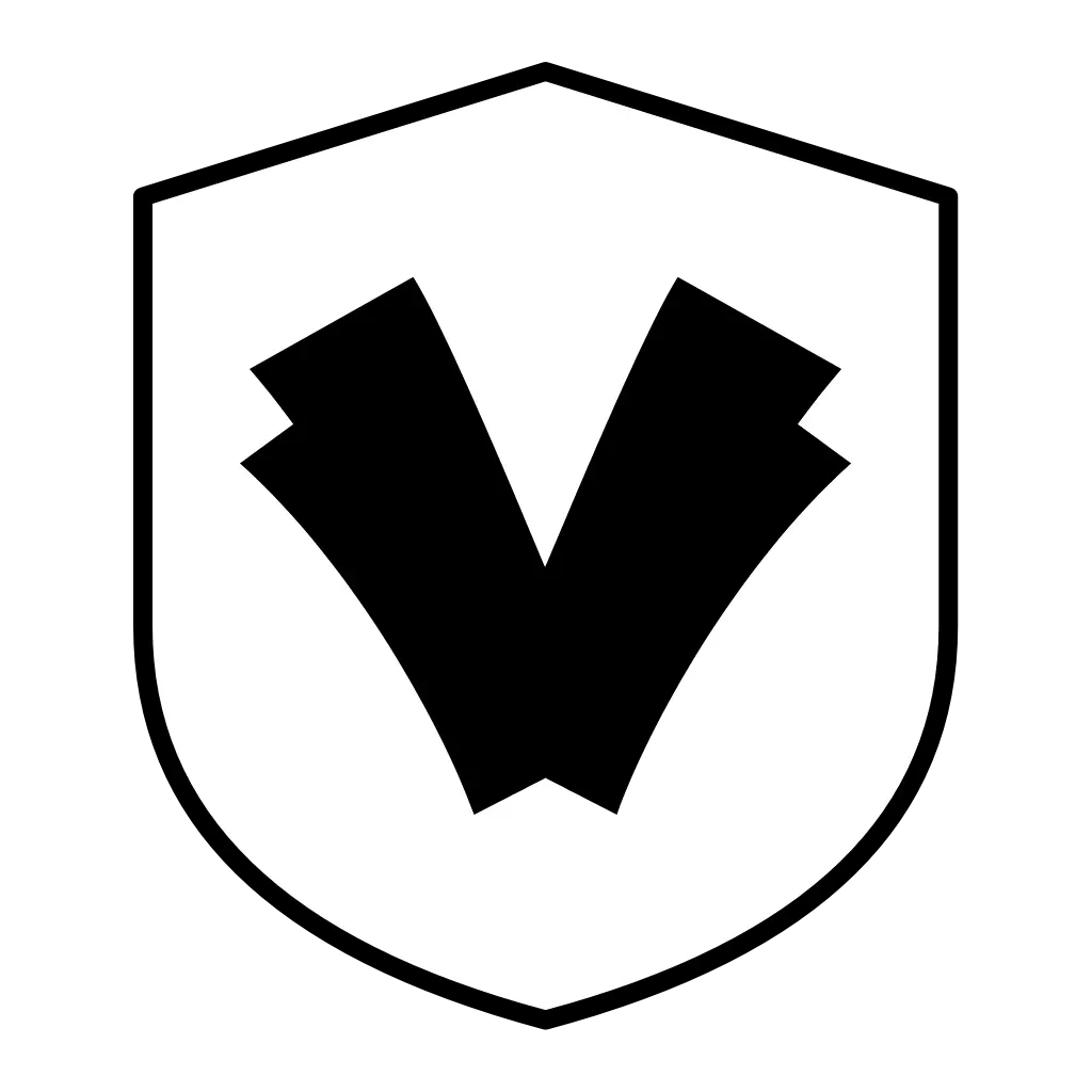 Logo VeneFinanzas blanco y negro, solo contorno